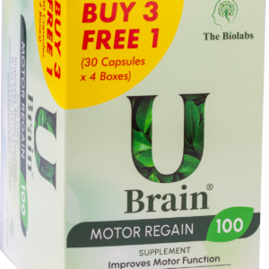 UBrain Motor Regain 100 (Buy 3 Get 1 Free)