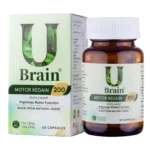 Motor Regain 200 is a health supplement formulated with natural herbs to support cognitive wellness and motor coordination as part of a daily routine.